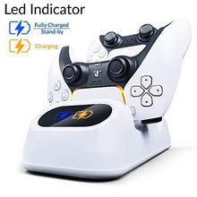 
                        
                          Muat gambar ke penampil Galeri, Orzly PS5 Controller Charging Station Made for Playstation 5 Console DualSense PS5 Controllers - JOY2ESpree
                        
                      