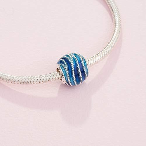 Pandora Jewelry Blue Swirls Sterling Silver Charm - JOY2ESpree