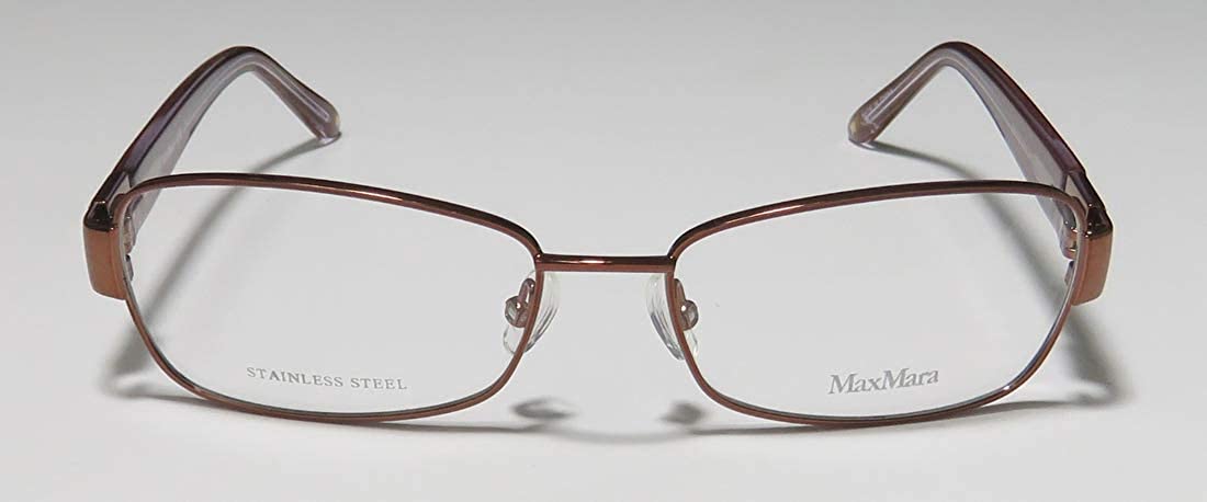 Max Mara 1128 Womens/Ladies Designer Full-rim Crystals Flexible Hinges Authentic Contemporary Classy Eyeglasses/Eyewear