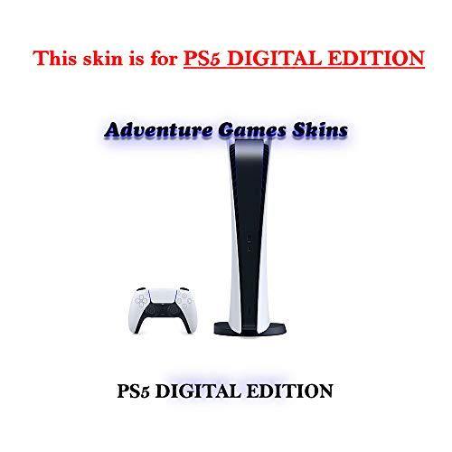 Adventure Games - Batman, Joker - Vinyl Console Skin Decal Sticker + 2 Controller Skins Set - Compatible with PlayStation 5 DIGITAL Edition - JOY2ESpree