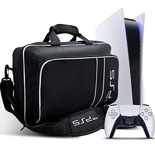 PS5 Carrying Case with PS5 Controller Cover and 4 PCS Joystick Cap - JOY2ESpree