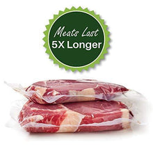 
                        
                          將圖片載入圖庫檢視器 Four FoodVacBags 8" X 50' Commercial Vacuum Sealer Rolls Food Storage Bags compatible with Foodsaver and Sous Vide cooking (200 feet) - JOY2ESpree
                        
                      