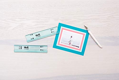 We R Memory Keepers 0633356604839 Ruler & Guide-Mini Layer Guides (2 Piece), Multicolor