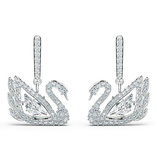 Swarovski Dancing Swan Pierced Earrings - JOY2ESpree