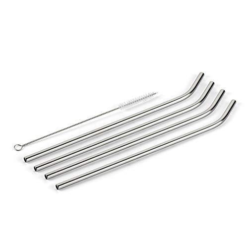 CUISINART CTG-00-SSSB Stainless Steel Bent Straw Set, 6 PC, Silver - JOY2ESpree