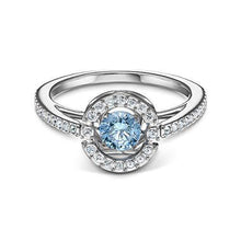 
                        
                          Load image into Gallery viewer, SWAROVSKI Women's Sparkling Dance Ring Collection, Rhodium Finish, Clear Crystals - JOY2ESpree
                        
                      