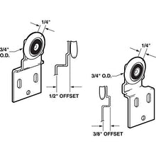 
                        
                          Load image into Gallery viewer, Prime-Line N 7533 Sliding Closet Door Roller Kit, 3/4 in. Wheel Diameter
                        
                      