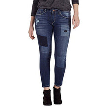 
                        
                          將圖片載入圖庫檢視器 Jag Jeans Women's Mera Skinny Ankle Jean with Laser Detail in Platinum Denim
                        
                      