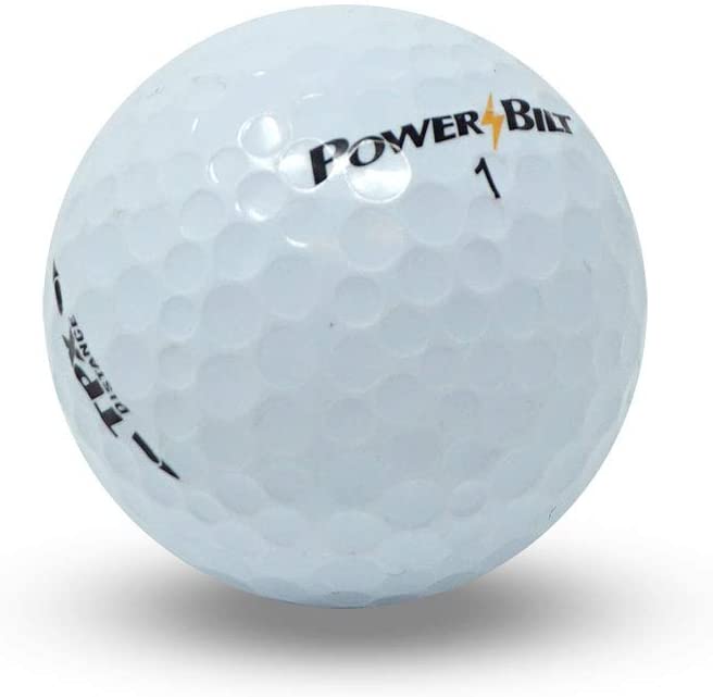 Power Bilt TPX V Colored Matte Finish Golf Balls, (One Dozen)