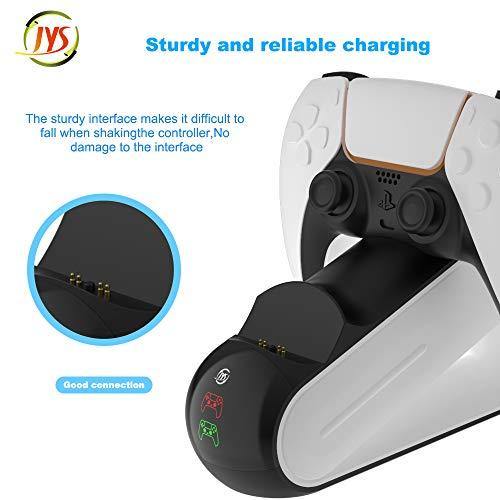 Controller Charger Station For PS5 ,with Dual Detachable USB C Ports & LED Indicator. - JOY2ESpree