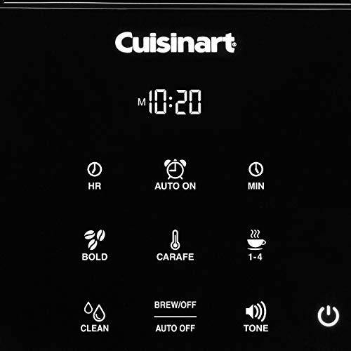 Cuisinart DCC-T20 14-Cup Programmable Coffeemaker Touchscreen, Black - JOY2ESpree