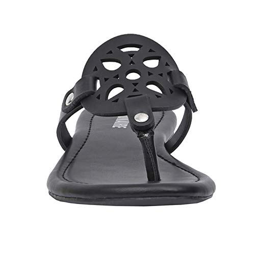 CUSHIONAIRE Women's Cameron Flat Sandal with +Comfort