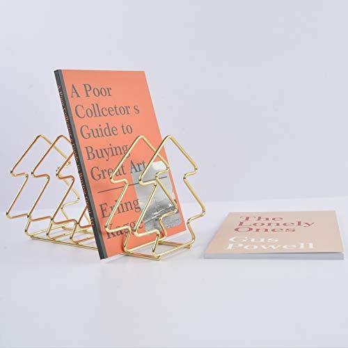 File Sorter Organizer 5 Section Iron Wire Book Ends Magazine Holder Rack Desktop Book Stand to Storage Mail,Paper,Document,Folder,Record - JOY2ESpree