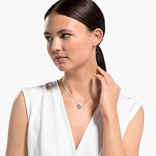 
                        
                          Load image into Gallery viewer, SWAROVSKI Women's Attract Soul Jewelry Collection, Rhodium Finish, Pink Crystals - JOY2ESpree
                        
                      