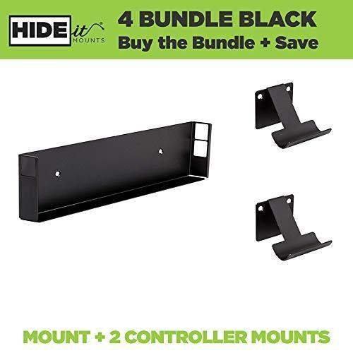 HIDEit 4 Original PS4 Wall Mount and (2) Controller Wall Mounts (PlayStation 4 Original Bundle) - JOY2ESpree