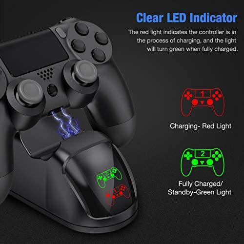 BEBONCOOL PS4 Controller Charger, Controller USB Charging Station Dock for DualShock 4 - JOY2ESpree