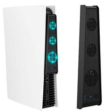 
                        
                          Muat gambar ke penampil Galeri, KIWISMART PS5 Accessories Cooling Fan with External USB, 3 Fans Cooler Compatible with PS5 Digital Edition/Ultra HD for PS5 Console - JOY2ESpree
                        
                      