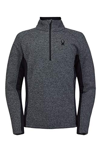 Spyder Active Sports Men's Outbound Half Zip Mid-Weight Mock Neck Sweater