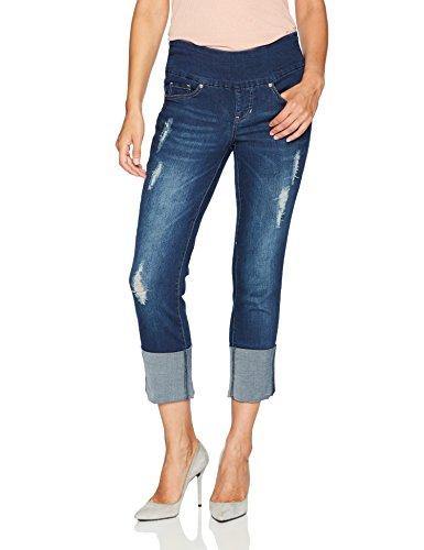 Jag Jeans Women's Lewis Straight Cuffed Pull on Jean
