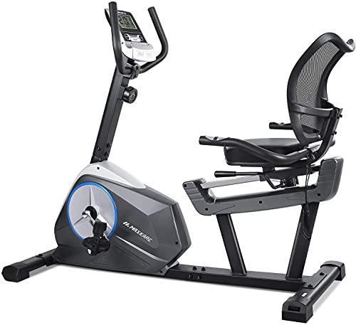 MaxKare Recumbent Exercise Bike Stationary Magnetic Resistance 8 Levels Adjustable Static Indoor Cycling Bike - JOY2ESpree