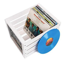 
                        
                          Muat gambar ke penampil Galeri, Chalkboard Vinyl Record Storage Crate (Snow White) - JOY2ESpree
                        
                      