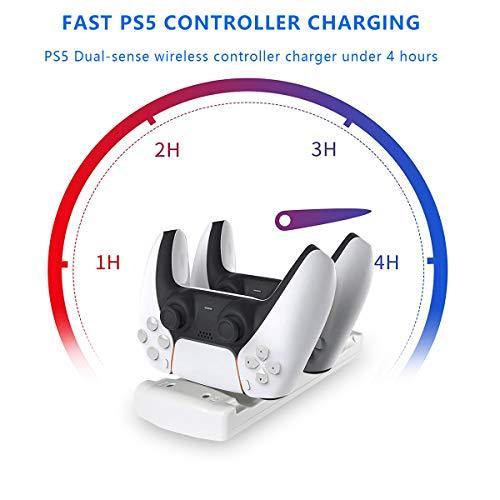 PS5 Controller Charging Station, PS5 Controller Chargers,Console Charger - JOY2ESpree