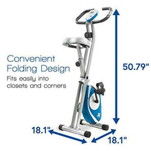 
                        
                          Muat gambar ke penampil Galeri, XTERRA Fitness FB150 Folding Exercise Bike, Silver, 31.5L x 18W x 45.3H in. - JOY2ESpree
                        
                      