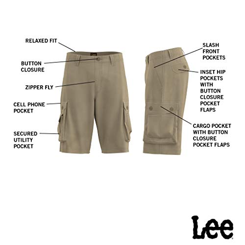 LEE Men's Dungarees New Belted Wyoming Cargo Short