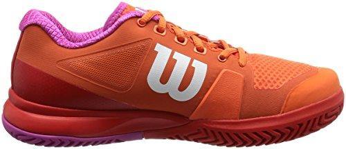 Wilson Rush Pro 2.5 Women's Tennis Shoe Orange/Red/Violet - JOY2ESpree