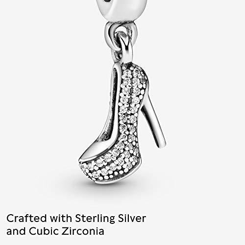 Pandora Jewelry Pave Stiletto Shoe Dangle Cubic Zirconia Charm in Sterling Silver - JOY2ESpree