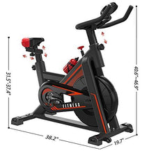 
                        
                          Cargar imagen en el visor de la galería, VIEWALL Indoor Cycling Bike, Exercise Bike Stationary for Home Gym Cardio Workouts with LCD Monitor, Belt Drive, iPad Holder (300 Lbs Weight Capacity) - JOY2ESpree
                        
                      