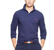
                        
                          Load image into Gallery viewer, POLO RALPH LAUREN Men's Long Sleeve Mesh Polo Shirt
                        
                      