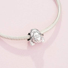 
                        
                          Load image into Gallery viewer, Pandora Jewelry Twinkling Turtle Cubic Zirconia Charm in Sterling Silver - JOY2ESpree
                        
                      