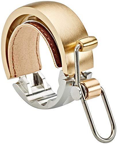 Knog Oi Bike Bell - Original & Luxe Styles, Built in Cable-Clip, Adult/Youth Bicycle Bell (Black, Copper, Brass, Aluminum)