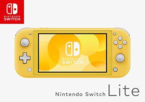 Nintendo Switch Lite Console 32GB System, Built in Control Pad, Yellow - UK Version - JOY2ESpree