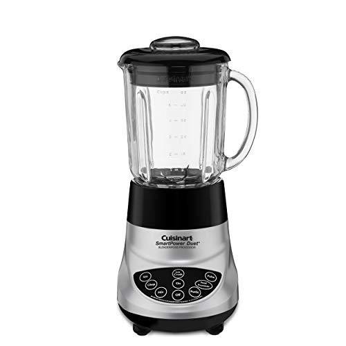 Cuisinart BFP-703BC Smart Power Duet Blender/Food Processor, Brushed Chrome, 3 cup, count of 6 - JOY2ESpree