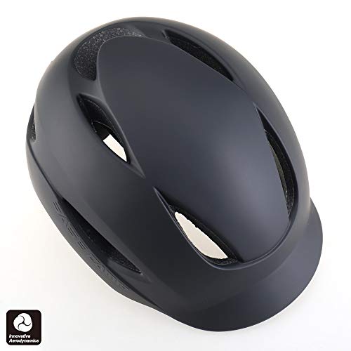 BASE CAMP Adult Bike Helmet with Rear Light for Urban Commuter Adjustable M Size