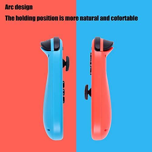 Joy-Pad Controller Compatible with Switch Joy-Con (L/R) - Blue and red, with Wristband - JOY2ESpree