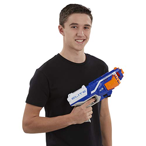 Nerf Disruptor Elite Blaster -- 6-Dart Rotating Drum, Slam Fire, Includes 6 Official Nerf Elite Darts -- For Kids, Teens, Adults