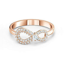 
                        
                          Load image into Gallery viewer, SWAROVSKI Women's Infinity Ring Collection, Rhodium Plated, Clear Crystals - JOY2ESpree
                        
                      