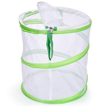 
                        
                          Muat gambar ke penampil Galeri, Alezywels Butterfly Habitat Insect Cage - Round Pop Up Mesh Net 12 x 14 Inches Tall with Side and Top Windows - JOY2ESpree
                        
                      