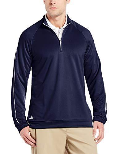adidas Men's 3-Striped Piped 1/4 Zip Sweater - JOY2ESpree