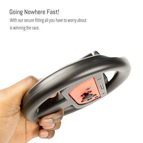 Orzly Nintendo Switch Steering Wheel, Twin Pack - JOY2ESpree