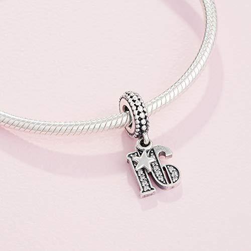 Pandora Jewelry 16 Years of Love Cubic Zirconia Charm in Sterling Silver - JOY2ESpree
