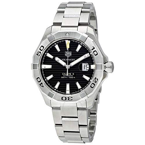 TAG Heuer Aquaracer Black Dial Calibre 5 Automatic Men's Watch WAY2010.BA0927