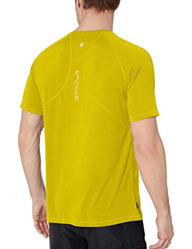 Spyder Men's Hydro Stretch Swim T-Shirt - Quick Dry Short Sleeve Rash Guard Tee