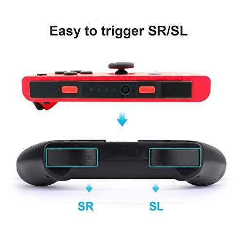 HEYSTOP Grip Compatible with Nintendo Switch Grip 3 Pack Wear Resistant Game Switch Controller Handle Case Kit for Nintendo Switch Joy Con, Black - JOY2ESpree