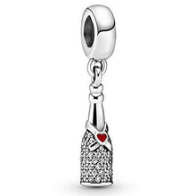 
                        
                          Cargar imagen en el visor de la galería, Pandora Jewelry Sparkling Wine Bottle Dangle Cubic Zirconia Charm in Sterling Silver - JOY2ESpree
                        
                      