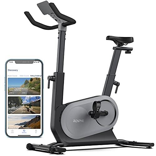RENPHO AI-Powered Exercise Bike, Indoor Cycling Bike with FTP Power Training - JOY2ESpree