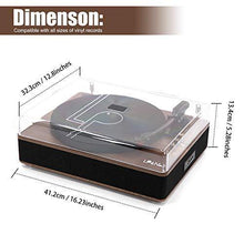 
                        
                          गैलरी व्यूवर में इमेज लोड करें, LP&amp;NO.1 Record Player, Classic Bluetooth Turntable with USB Recording - JOY2ESpree
                        
                      
